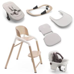 Bugaboo Giraffe Highchair Complete Newborn Bundle in Wood White Cheap Sale Best Wholesale