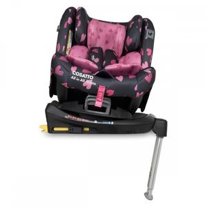Cosatto All in All 360 Rotate Car Seat Charcoal Lighthearted Outlet Official