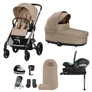 Cybex Balios S Lux Comfort Bundle in Taupe/Almond Beige Buy Cheap Factory Outlet