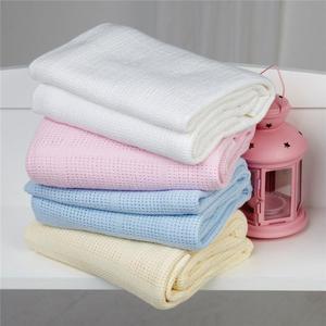 Clair de Lune Cellular Pram Blanket Pink Free Shipping Get To Buy