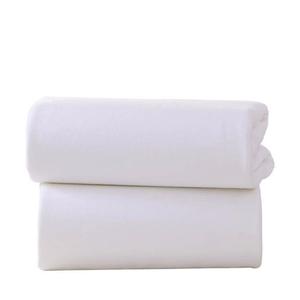 Clair de Lune Pram Fitted Sheet 2 Pack White Real Cheap Online