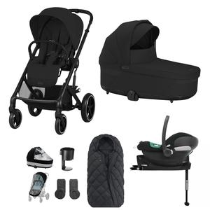 Cybex Balios S Lux Comfort Bundle in Black/Moon Black Clearance Fast Delivery