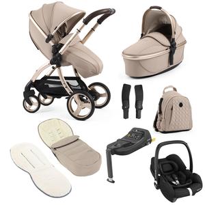 egg3 Luxury Maxi-Cosi Travel System Bundle in Feather Clearance Affordable