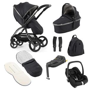 egg3 Luxury Maxi-Cosi Travel System Bundle in Carbonite Outlet Locations For Sale