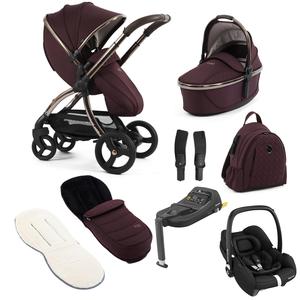 egg3 Luxury Maxi-Cosi Travel System Bundle in Mulberry Sale Online Online