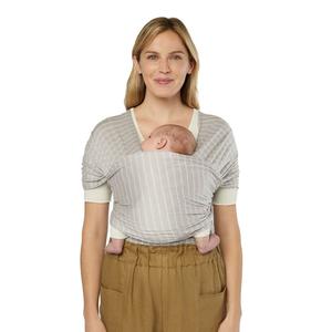 Ergobaby Aura Sustainable Knit Baby Wrap in Grey Stripes Shop Offer