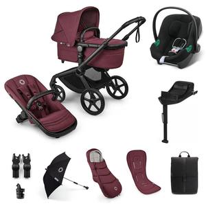 Bugaboo Fox 5 Renew Ultimate Cybex Bundle in Dark Cherry Excellent Online