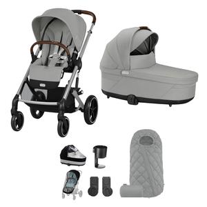 Cybex Balios S Lux Essential Bundle in Silver/Stone Grey Cheap Visit