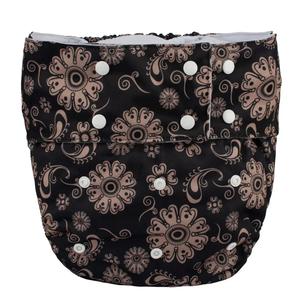 Black Floral Cloth Diaper Cheap Sale Eastbay