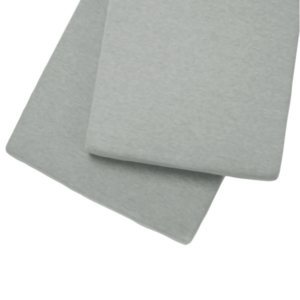 Clair de Lune Fitted Cotbed Sheet 2 Pack Grey Clearance Best