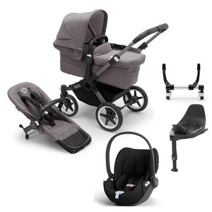 Bugaboo Donkey 5 Mono Cloud T Travel System in Grey Mélange Buy Cheap Inexpensive