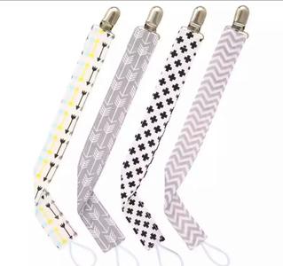 Geometric Pacifier Clips Set of 4 Best Pices Online