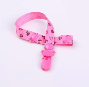 Chocolate Hearts Pacifier Clip Clearance Big Sale