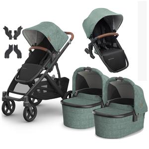 Uppababy Vista V3 Twin Pram in Gwen Reliable Sale Online