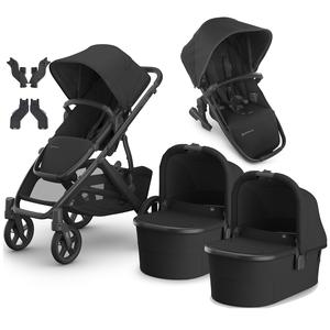 Uppababy Vista V3 Twin Pram in Jake Amazon For Sale