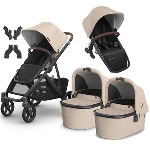 Uppababy Vista V3 Twin Pram in Liam Clearance Best Store To Get