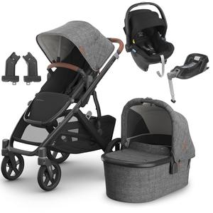 Uppababy Vista V3 Mesa & Base Travel System in Greyson Really Cheap