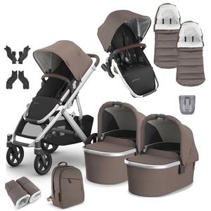 Uppababy Vista V3 Twin Complete Bundle in Theo Affordable Online