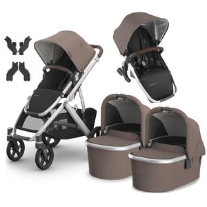 Uppababy Vista V3 Twin Pram in Theo Cheap Sale Big Discount