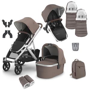 Uppababy Vista V3 Duo Complete Bundle in Theo Clearance Genuine