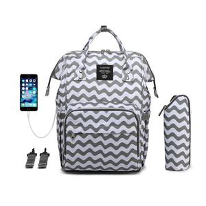 Waterproof Diaper Bag with USB Charging Port Discount Authentic
