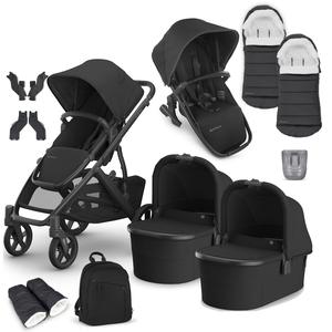 Uppababy Vista V3 Twin Complete Bundle in Jake Cheap Pice Outlet