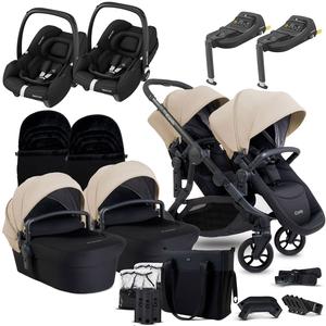 iCandy Orange 4 Twin Maxi-Cosi Travel System in Latte Clearance Buy