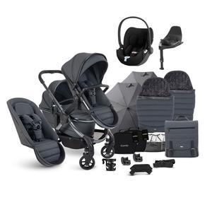 iCandy Peach 7 Double Complete Cybex Travel System in Dark Grey Cheap Eastbay