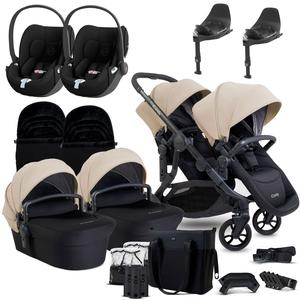 iCandy Orange 4 Twin Cybex Travel System in Latte Cheap Footlocker