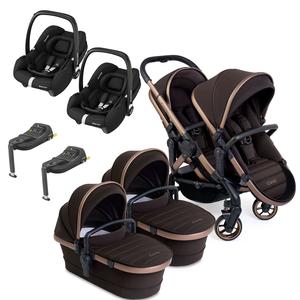 iCandy Peach 7 Twin Maxi-Cosi Bundle in Pecan Sale Popular