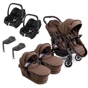 iCandy Peach 7 Twin Maxi-Cosi Bundle in Coco Cheap Sale Big Discount