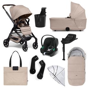 Joolz Hub2 8 Piece Cybex Pram Bundle - Sandy Taupe Sale Amazing Pice