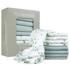 Little Bamboo Pack of 8 Muslin Squares Whisper Free Shipping Footlocker Finishline