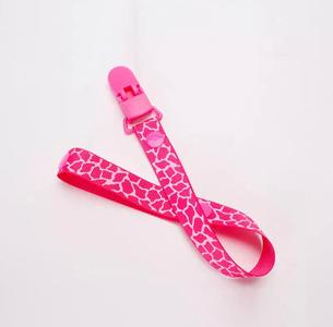 Pink Giraffe Pacifier Clip Buy Cheap Low Shipping