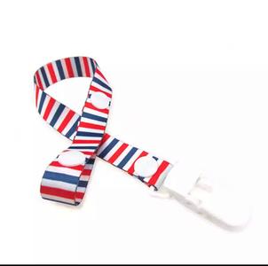 Striped Pacifier Clip Clearance Recommend