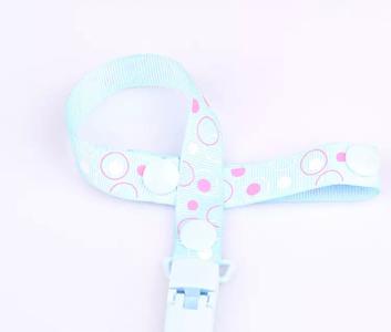 Pastel Circles Pacifier Clip Sale Cost