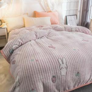 Pinstripe Bunny Blanket Cheap Cost