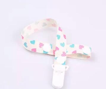 Pastel Hearts Pacifier Clip Sale Affordable