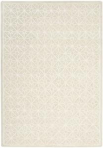 4' x 6' Ivory and Tan Geometric Hand Tufted Area Rug - Stylish Design to Elevate Your Living Space! Sast For Sale