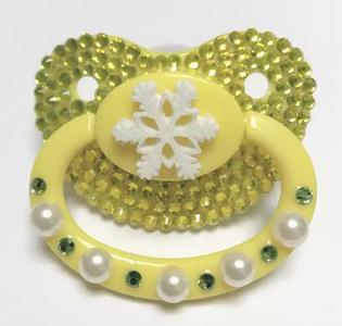 Snowflake Adult Pacifier Clearance Great Deals