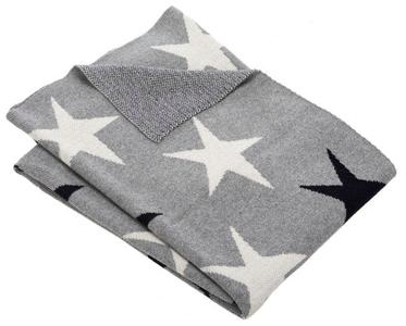 Star Baby Blanket - Soft Grey Cotton Throw with Charming Star Pattern for Cozy Nursery Style Amazon For Sale