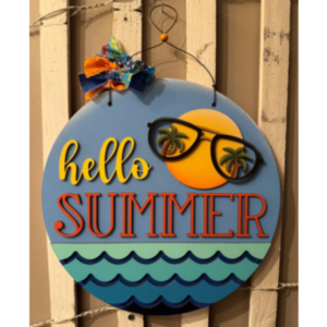 Hello Summer Door Hanger E-Pattern by Tammey Etheredge Clearance Sast