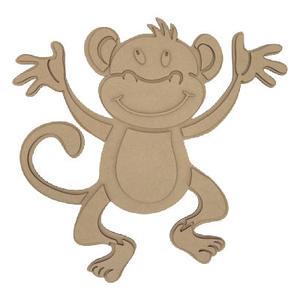 11" Monkey Plaque Inexpensive For Sale
