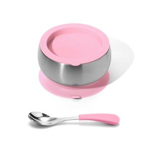 Baby Bowl   Storage Lid   Spoon | Stainless Steel & Silicone Cheap Sale Perfect