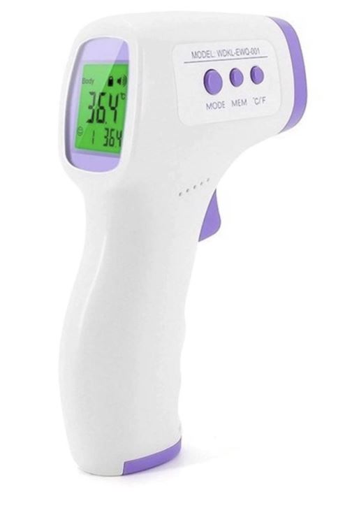Non-contact infrared forehead thermometer | Model : WDKL-EWQ-004 With Mastercard Online