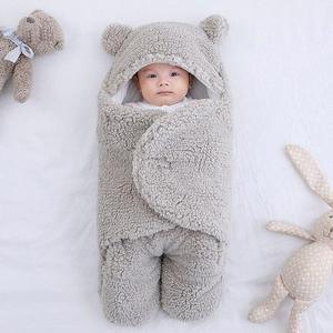 Sac de couchage en coton molletonné gris pour bébé Cheapest Pice Sale Online