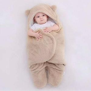 Sac de couchage en coton flanelle beige pour bébé Wholesale Pice For Sale