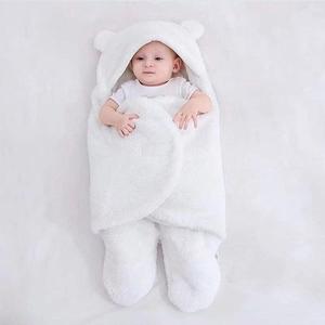Sac de couchage en coton flanelle blanc pour bébé Clearance Discounts