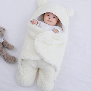 Sac de couchage en coton molletonné blanc pour bébé Discount Outlet Store
