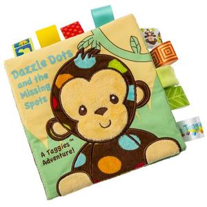 Taggies Dazzle Dots Monkey Soft Book Free Shipping Low Cost